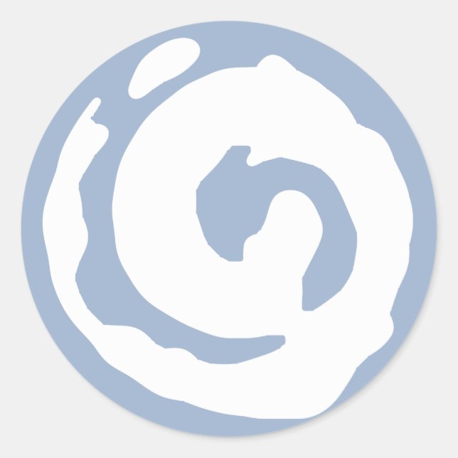 Pegatina Redonda Koru (Anverso)