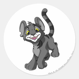 Pegatina Redonda Kougra Shadow