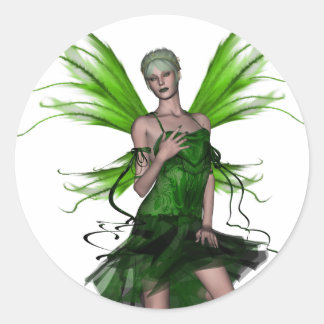 Pegatina Redonda KRW Absinthe - El Hada Verde
