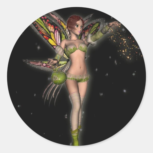 Pegatina Redonda KRW Twinkle (Anverso)