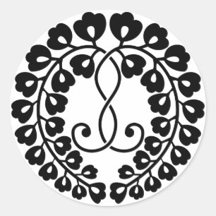 Pegatina Redonda Kujo glicina