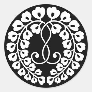 Pegatina Redonda Kujo glicina