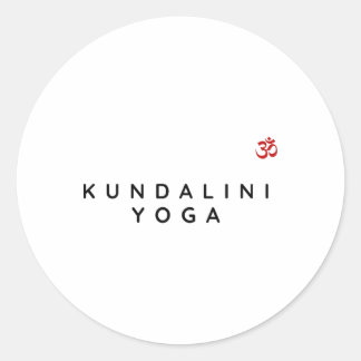 Pegatina Redonda Kundalini Yoga Instructor Kundalini Yoga Beginner 