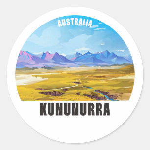Pegatina Redonda Kununurra - Australia