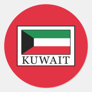 Pegatina Redonda Kuwait