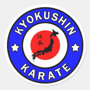 Pegatina Redonda Kyokushin Karate