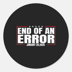 Pegatina Redonda La 47ª investidura del presidente Trump, enero de 