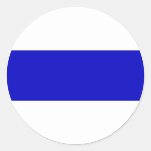 Pegatina Redonda la bandera rusa contra la guerra, la invasión ucr