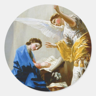 Pegatina Redonda La bella arte de Francisco José de Goya del