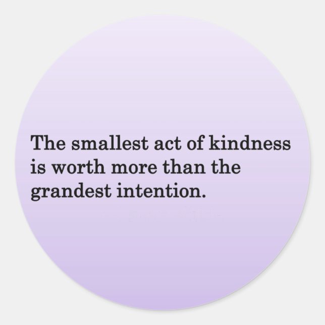 Pegatina Redonda La bondad de los demás (Anverso)