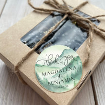 La caligrafía de los pinos de montaña rusa gracias