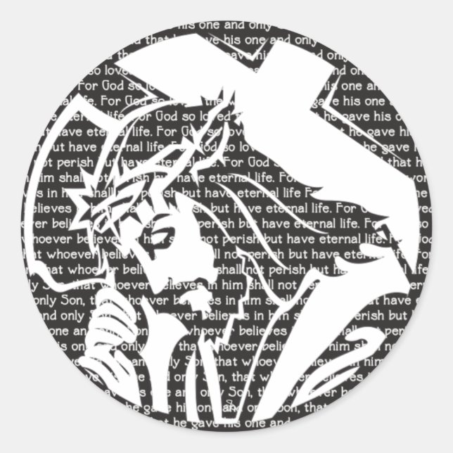 Pegatina Redonda La cara del verdadero amor.png (Anverso)