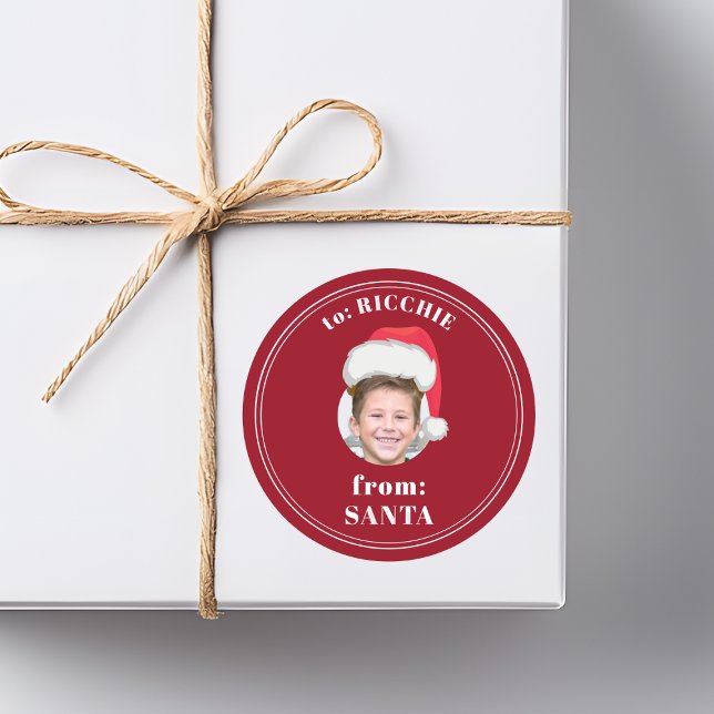Pegatina Redonda La cara divertida del niño Personalizado del regal (Subido por el creador)