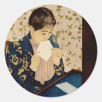 La carta de Mary Cassatt (aproximadamente 1891)