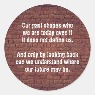 Pegatina Redonda La cita anterior