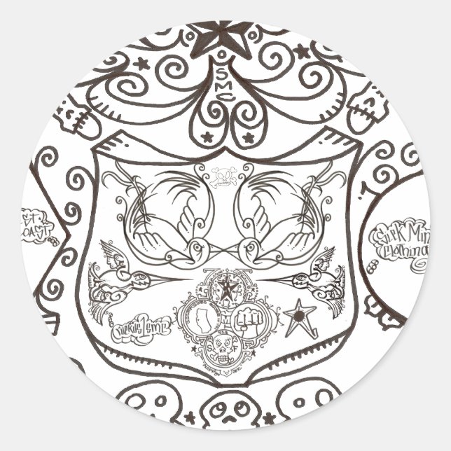 PEGATINA REDONDA "LA COLECCIÓN" (Anverso)