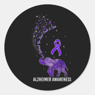 Pegatina Redonda La Conciencia Difunde La Esperanza De Encontrar Un