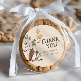 Pegatina Redonda La cosecha es un idiosincrasia de ganso tonto prim