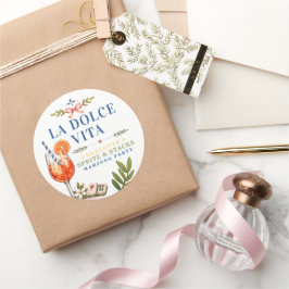 Pegatina Redonda La Dolce Vita Mahjong Spritz & Stacks