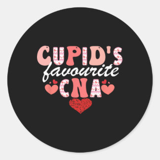 Pegatina Redonda La Enfermería favorita de Cupid para San Valentín 