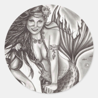 Pegatina Redonda La fantasía de Sailor