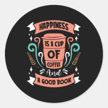 La felicidad es una copa de café y un buen libro