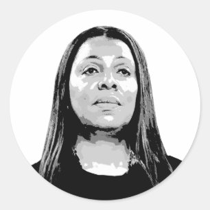 Pegatina Redonda La fiscal general de Nueva York Letitia James
