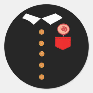 Pegatina Redonda La Gaviota De La Gente Del Lollipop1