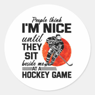 Pegatina Redonda La gente piensa que estoy bien hasta que se sienta