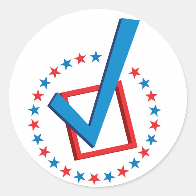 Pegatina Redonda La gran garrapata (Anverso)