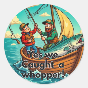 Pegatina Redonda La gran trampa