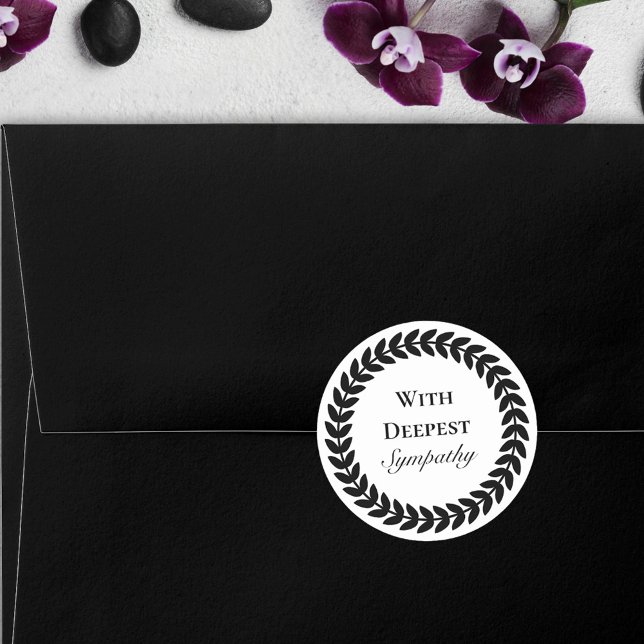 Pegatina Redonda La Guerra Blanca Negra Con La Más Profunda Simpatí (Subido por el creador)