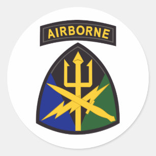 Pegatina Redonda La junta del comando de operaciones especiales