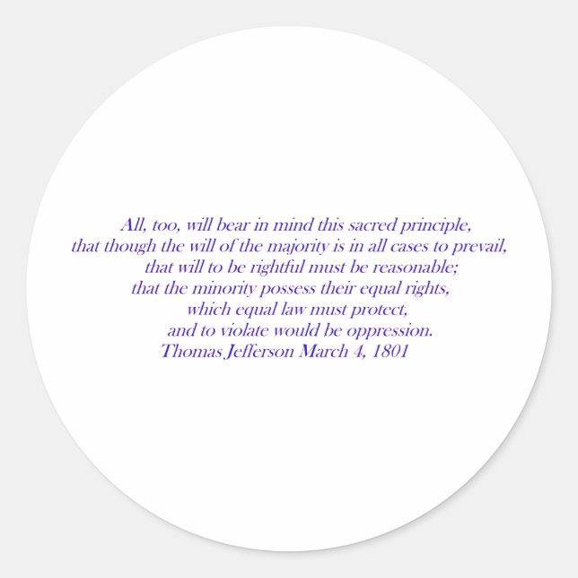 Pegatina Redonda La ley igual debe proteger...... (Anverso)