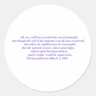 Pegatina Redonda La ley igual debe proteger......