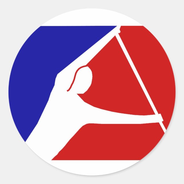 PEGATINA REDONDA LA LIGA DE LOS PADDLERS (Anverso)