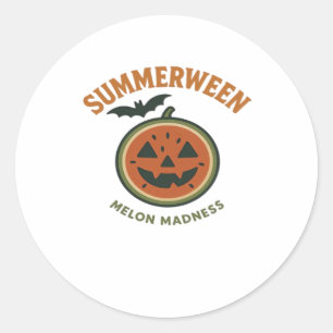 Pegatina Redonda La locura de Summerween - Spooky Watermelon Classi