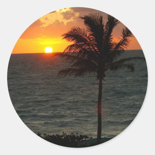 Pegatina Redonda La mañana se ha roto (Anverso)