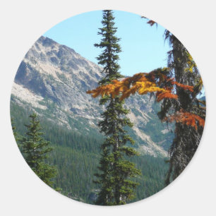 Pegatina Redonda La maravilla de la naturaleza