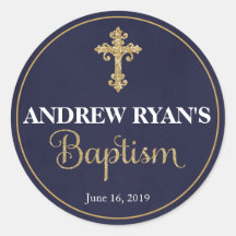 La marina y el bautismo de niño de oro favorecen a