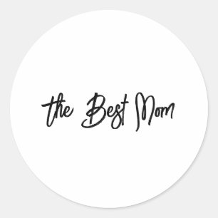 Pegatina Redonda La mejor mamá