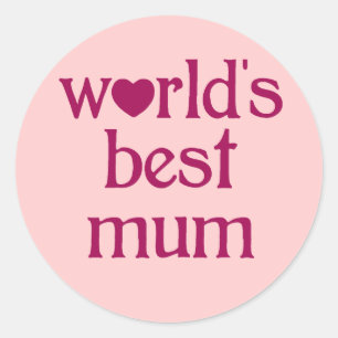Pegatina Redonda La mejor mamá