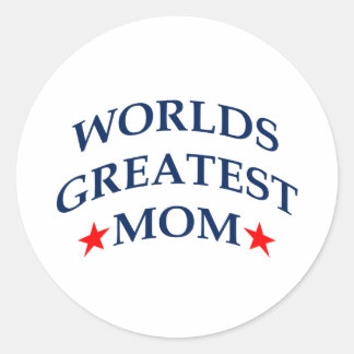 Pegatina Redonda La mejor mamá del mundo