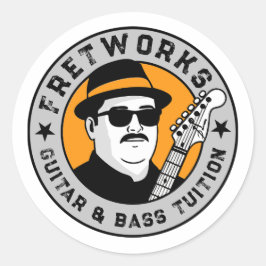 Pegatina Redonda La música de Harry