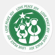 La Natividad Verde Escena Amor, Paz, Navidades Ale