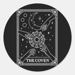 Pegatina Redonda La Novia del Coven Bach Crew Boda Gótica
