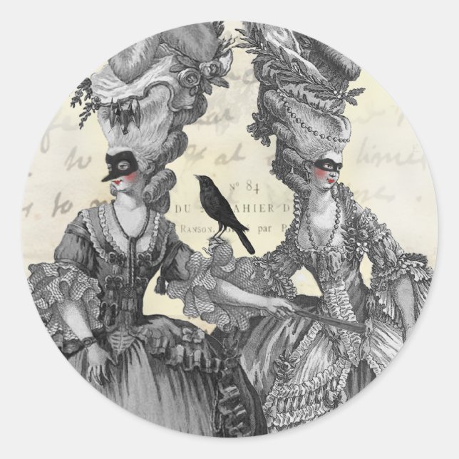 Pegatina Redonda La pelota de Halloween (Anverso)