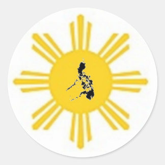 Pegatina Redonda La perla de Oriente