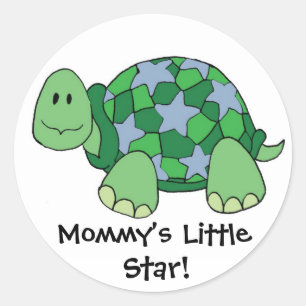 Pegatina Redonda ¡La poca estrella de la mamá!