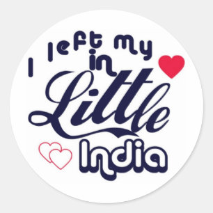 Pegatina Redonda La poca India